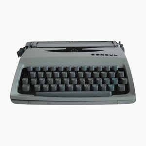 Vintage Consul Typewriter with Case, Czechoslovakia, 1960