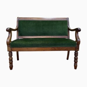Small Sofa Bench in Walnut
