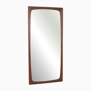 Vintage German Teak Framed Mirror, 1960s