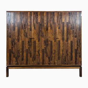 Dressing Room Cabinet in Rosewood Veneer by Roche Bobois