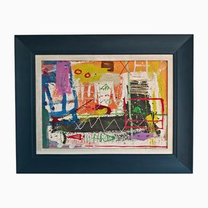 Joškin Šiljan, Let Let Bubarado, 1997, Oil on Canvas, Framed