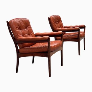 Schwedisches Sessel Set von Gunnar Kentemo für Göte-Möbler, 1960er