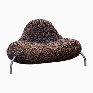 Rattan Korbgeflecht Nest Chair von Udom Udomsrianan & Planet 2001, Thailand, 2000er