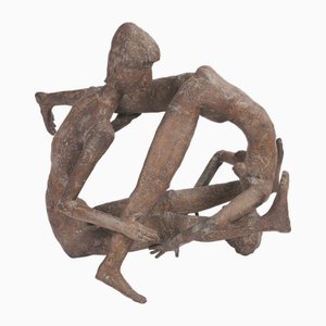 Bernhard Kleinhans, Man and Woman, 1970s, Bronze