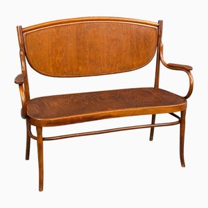 Divano modello 69/C in legno curvato di J. & J. Kohn, anni '10