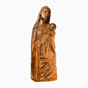 Devotional Sculpture of the Madonna and Child, 19th Century
