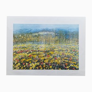 Michele Cascella, Landscape, 1990s, Engraving