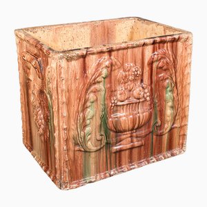 Large Antique Scottish Ceramic Planter, 1880