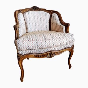 Silla de Pastora estilo Luis XV, década de 1890