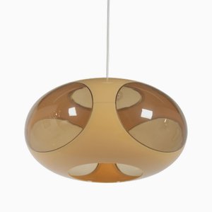 Lámpara colgante UFO era espacial Bug Eye (beige) de Massive, años 70