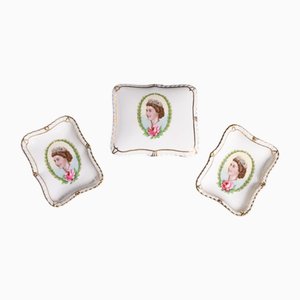 The British Royal Family Queen Elizabeth II Krönung Gedenkstein Set H.DC.ROY, 1953, 4