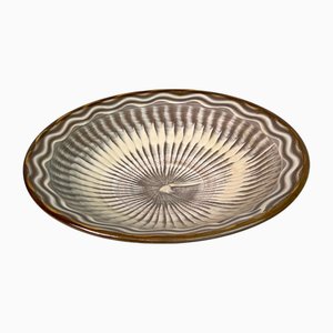 Piatto Onta Yaki in ceramica, Giappone, 1950
