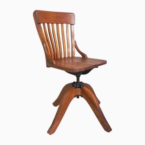 Chaise de Bureau en Chêne, 1930s