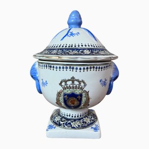 Porcelain Pot with Royal Coat of Arms Versailles, 1890s