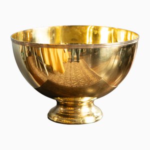 Goldfarbener Champagnerhalter aus Messing