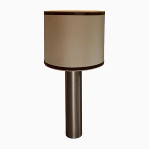 Table Lamp in Metal and Fabric, 1970s
