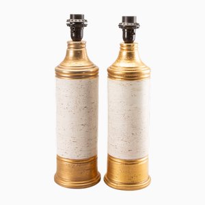 Table Lamp by Aldo Londi for Bitossi, Italy, 1960, Set of 2