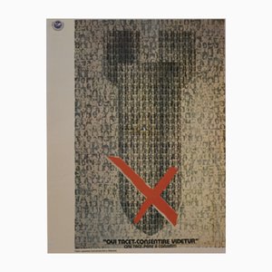 Original sowjetisches Propagandaposter, 1950er