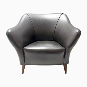 Dark Gray Chair by Gio Ponti for Casa e Giardino, 1950s