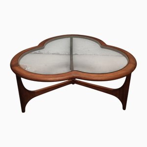 Mid-Century Clover Teak Couchtisch von Lane Furniture, 1960er
