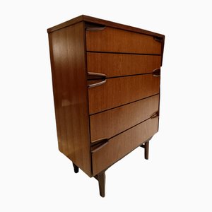 Commode à 5 Tiroirs de Remploy, Angleterre, 1970s