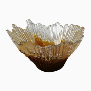 Bol de Service Mid-Century en Verre Humppila, 1960s