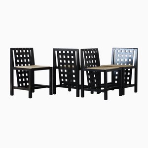 Vintage DS3 Dining Chairs by Charles Rennie Mackintosh for Atelier International, 1970s, Set of 4