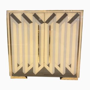 Italian Murano Glass Art Deco Chest of Drawers, 1960s
