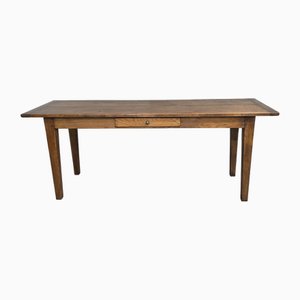 Oak Plank Refrectory Farmhouse Kitchen Table, 1920