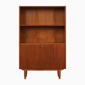 Dänisches Vintage Bücherregal aus Teak, 1970er