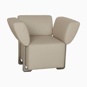 Clou Leather Armchair in Cream from Cor