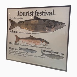 Vintage Tourist Festival Poster, 1960s