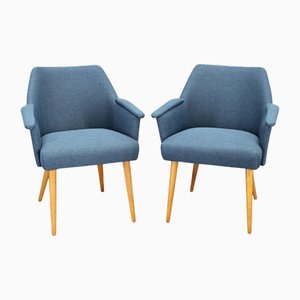 Mid-Century Sessel, Tschechoslowakei, 1960er, 2er Set