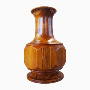 Mid-Century Wooden Vase, Europe, 1960s