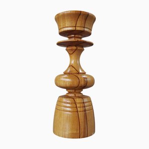Mid-Century Kerzengolder aus Holz, Europa, 1960er