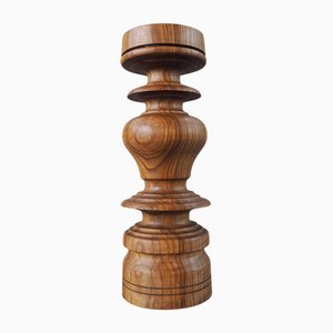 Mid-Century Wooden Candleholder, Europe, 1960s
