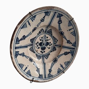 Antique Early 20th Century Catalan Ceramic Plate