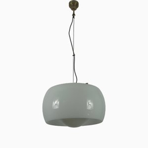 Large Omega Pendant Lamp attributed to Vico Magistretti for Artemide, Italy, 1960, 1970s
