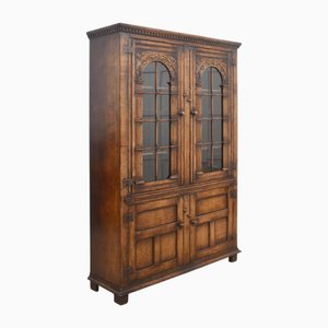 Bibliothèque Vintage à Deux Portes en Chêne, 1920s