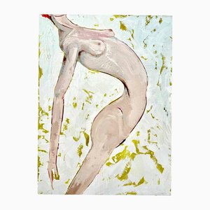 Sam Millington, Stretched, 2024, Peinture à l'huile
