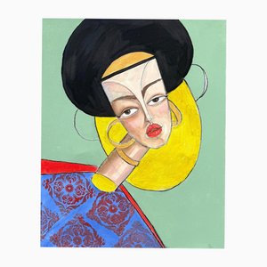 Sam Millington, Yasmin, Peinture à l'Huile, 2024