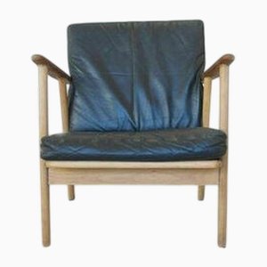 Dänischer Vintage Sessel aus Teak & Eiche, 1950er