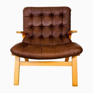 Skandinavischer Vintage Sessel von Oddvin Rykken, 1970er