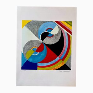 Sonia Delaunay, Color Rhythm, 1971, Lithograph