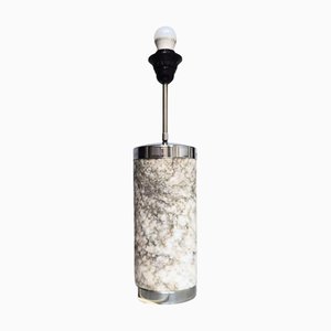 Lampe de Bureau Vintage Moderne en Albâtre, Italie, 1960s