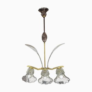 Lustre Art en Verre de Murano par Barovier & Toso, 1940s
