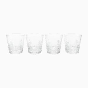 Crystal Whisky Glasses from Saint Louis, Set of 4