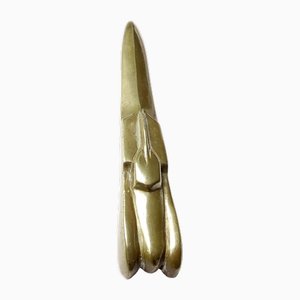 French Art Deco Car Letter Opener in Bronze, 1930s