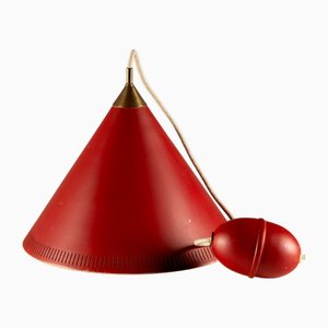 Kegle Rise and Fall Pendant by Bent Karlby for Lyfa, 1960s