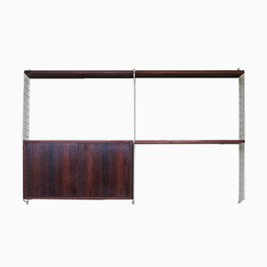 Rosewood Shelving Unit by Kajsa & Nils Strinning for String, 1960s